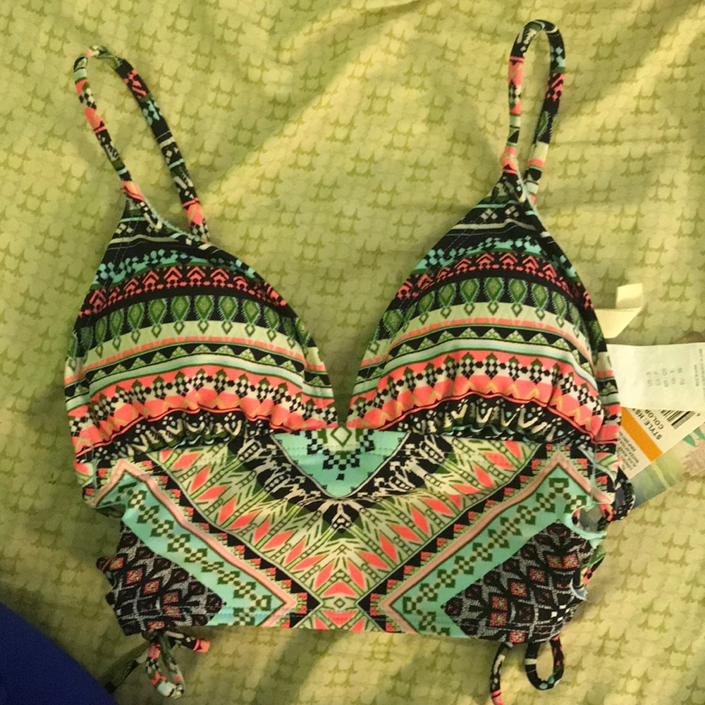 South Moon Under Bikini Top Size S NWT